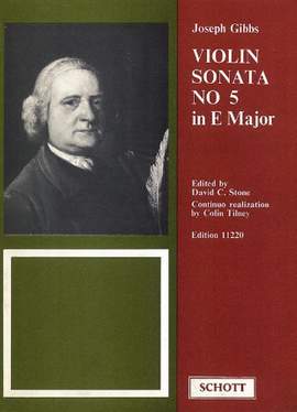 Gibbs, J: Sonata No. 5 E-Dur E major