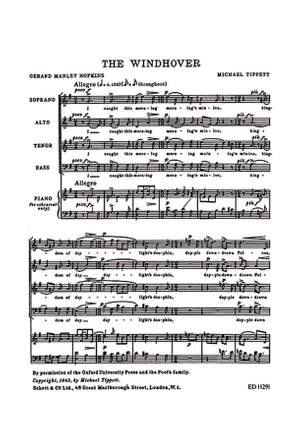 Tippett, M: The Windhover