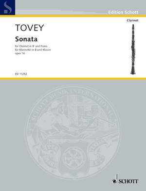 Tovey, D F: Sonata op. 16