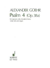 Goehr, A: Psalm IV op. 38a
