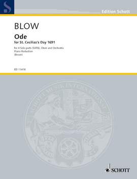 Blow, J: Ode for St. Cecilia's Day