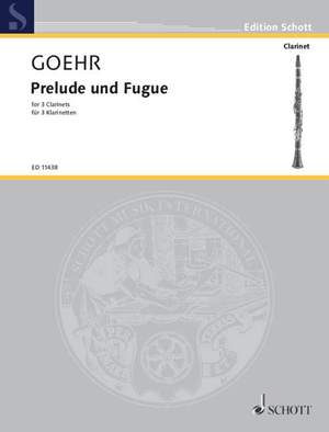 Goehr, A: Prelude and Fugue op. 39