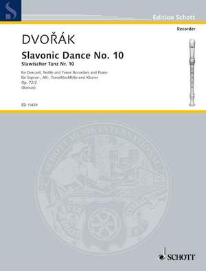 Dvořák, A: Slavonic Dance No 10 op. 72/2