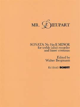 Dieupart, C: Sonata E minor