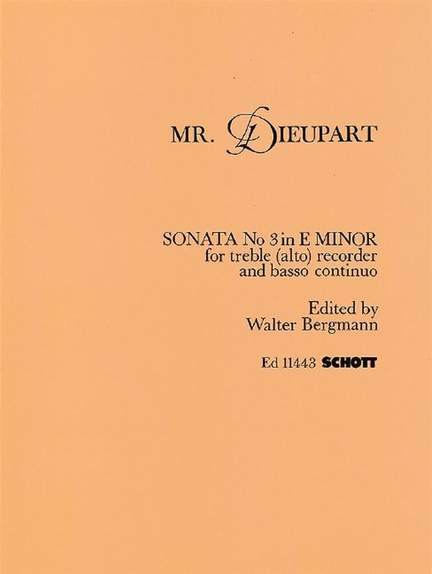 Dieupart, C: Sonata E minor