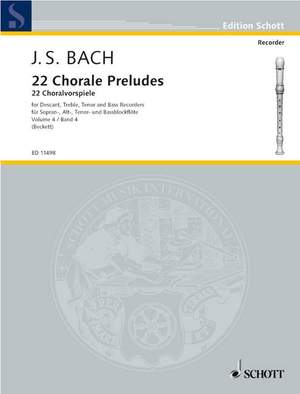 Bach, J S: 22 Chorale Preludes