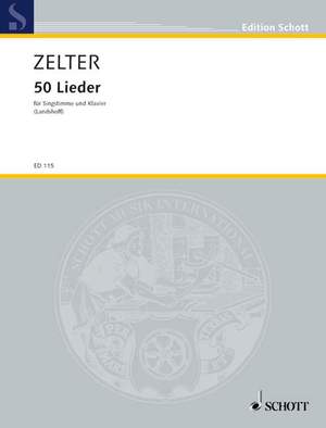 Zelter, C F: 50 Lieder