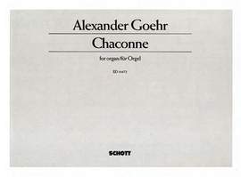 Goehr, A: Chaconne op. 34a