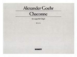 Goehr, A: Chaconne op. 34a