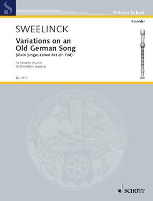 Sweelinck, J P: Variations on an Old German Song