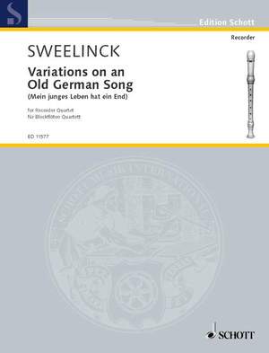 Sweelinck, J P: Variations on an Old German Song