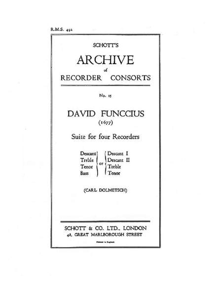 Funccius, D: Suite