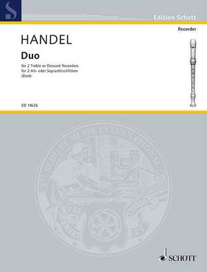 Handel, G F: Duet F Major