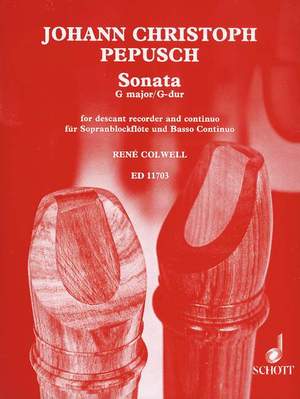 Pepusch, J C: Sonata G major