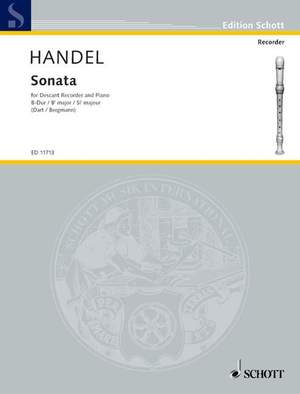 Handel, G F: Sonata Bb major HWV 357