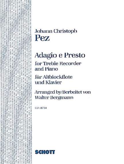 Pez, J C: Adagio e Presto