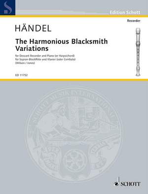 Handel, G F: The Harmonious Blacksmith Variations