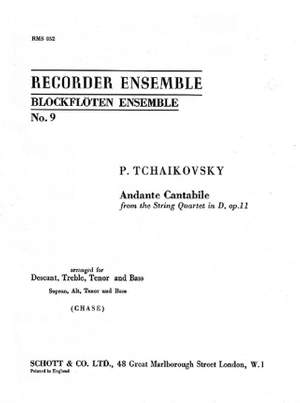 Tchaikovsky: Andante Cantabile op. 11