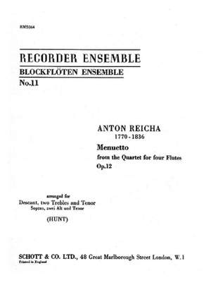 Reicha, A J: Menuett op. 12