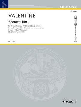 Valentine, R: Sonata F major