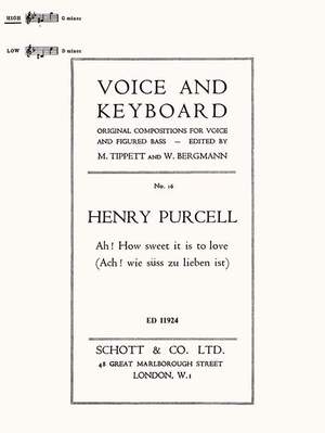 Purcell, H: Ah! How sweet it is to love No. 16