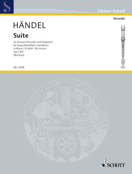 Handel, G F: Suite op. 5/3