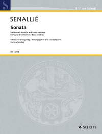 Senallié, J B: Sonata in D minor