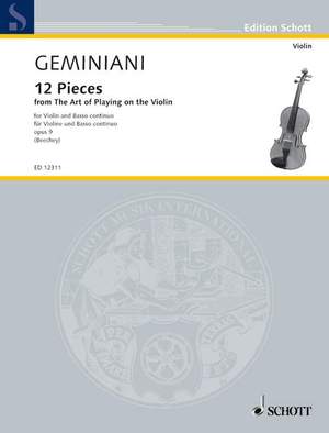 Geminiani, F: 12 Pieces op. 9