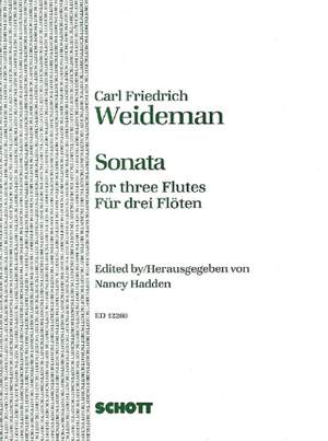 Weidemann, C F: Sonata op. 3/6