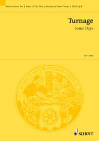Turnage, M: Some Days