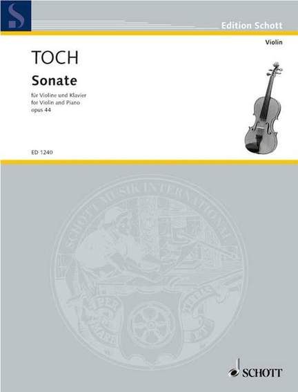Toch, E: Sonate op. 44