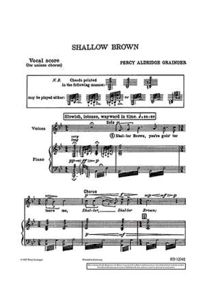 Grainger: Shallow Brown