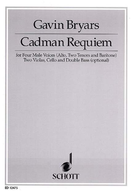 Bryars, G: Cadman Requiem