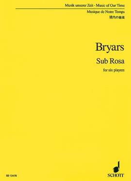 Bryars, G: Sub Rosa