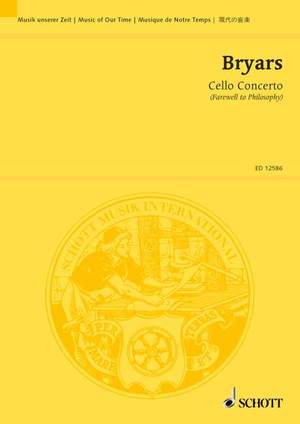 Bryars, G: Cello Concerto