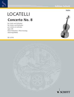 Locatelli, P A: Concerto E minor op. 3