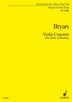 Bryars, G: Violin Concerto
