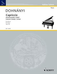 Dohnányi, E v: Capriccio f minor op. 28/6