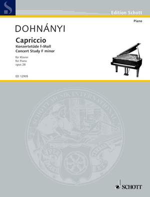 Dohnányi, E v: Capriccio f-Moll F minor op. 28/6