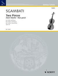 Sgambati, G: Two Pieces op. 24
