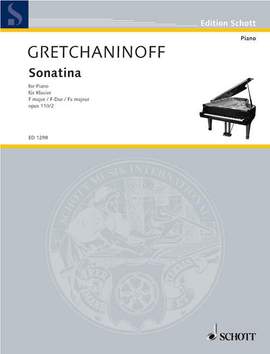Gretchaninow, A: Sonatina F major op. 110
