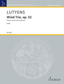 Lutyens, E: Wind Trio op. 52
