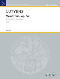 Lutyens, E: Wind Trio op. 52
