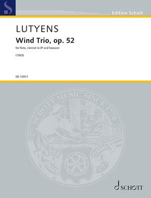 Lutyens, E: Wind Trio op. 52