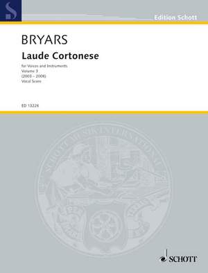 Bryars, G: Laude Cortonese