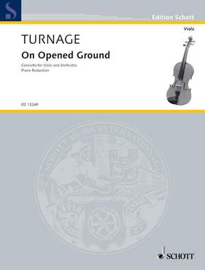 Turnage, M: On Opened Ground