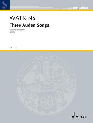 Watkins, H: Three Auden Songs