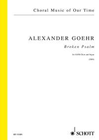 Goehr, A: Broken Psalm op. 84