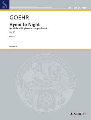 Goehr, A: Hymn to Night op. 87