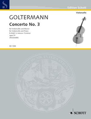 Goltermann, G: Concerto op. 51